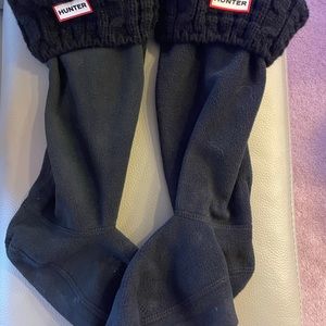 HUNTER Original Tall Cable Knit Cuff Boot Socks